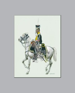 Art print 35 x 28 cm (14 x 11 in): 10. Colonel of the Vistula Lancer Regiment