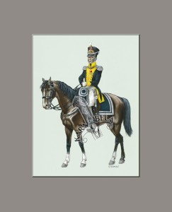 Art print 35 x 28 cm (14 x 11 in): 14. Colonel Mikołaj Kąsinowski, Legion of the Vistula