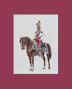Art print 35 x 28 cm (14 x 11 in): 17. Colonel Wincenty Krasiński, 1st Chevau-léger Regiment of the Imperial Guard;