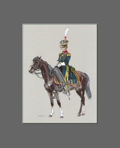 Art print 35 x 28 cm (14 x 11 in): 21. Regimental commander Colonel Tadeusz Tyszkiewicz, 2nd Uhlan Regiment