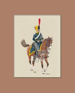 Art print 35 x 28 cm (14 x 11 in): 30. Trooper of the elite company, Polish-Italian Legion