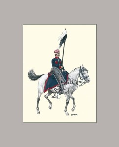 Art print 35 x 28 cm (14 x 11 in): 34. Trooper of Cracus Regiment