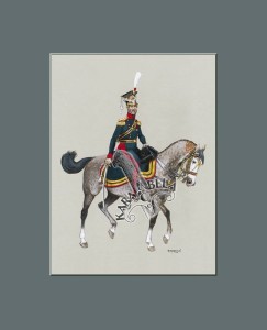Art print 35 x 28 cm (14 x 11 in): 38. Colonel Prince Dominik Radziwiłł, Regimental Commander of 8th Uhlan Regiment