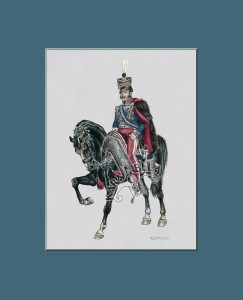 Art print 35 x 28 cm (14 x 11 in): 48. Joseph Antoni Poniatowski, Marshal of the Empire