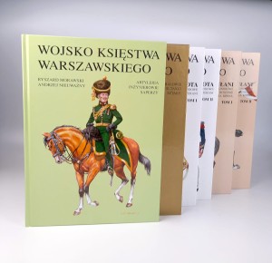 Zestaw 4 albumów - komplet serii Wojsko Księstwa Warszawskiego