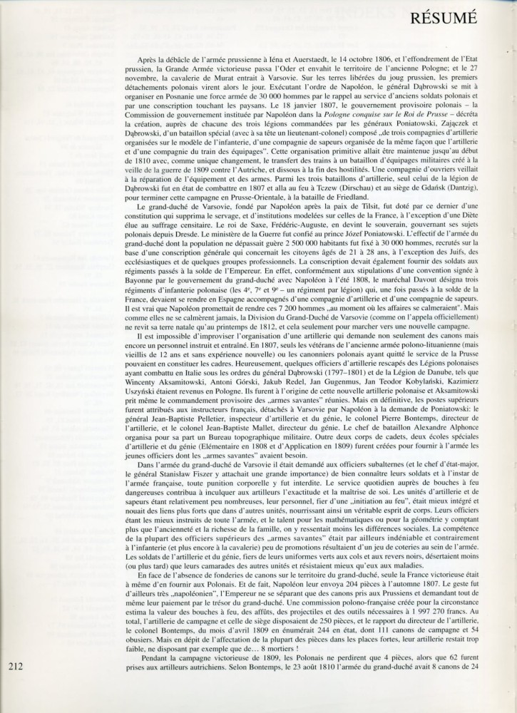 Artyleria. Résumé, p. 212-217.jpg