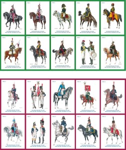 Postcard collection The Polish Uniform 1797-1815 (part 1 + part 2)